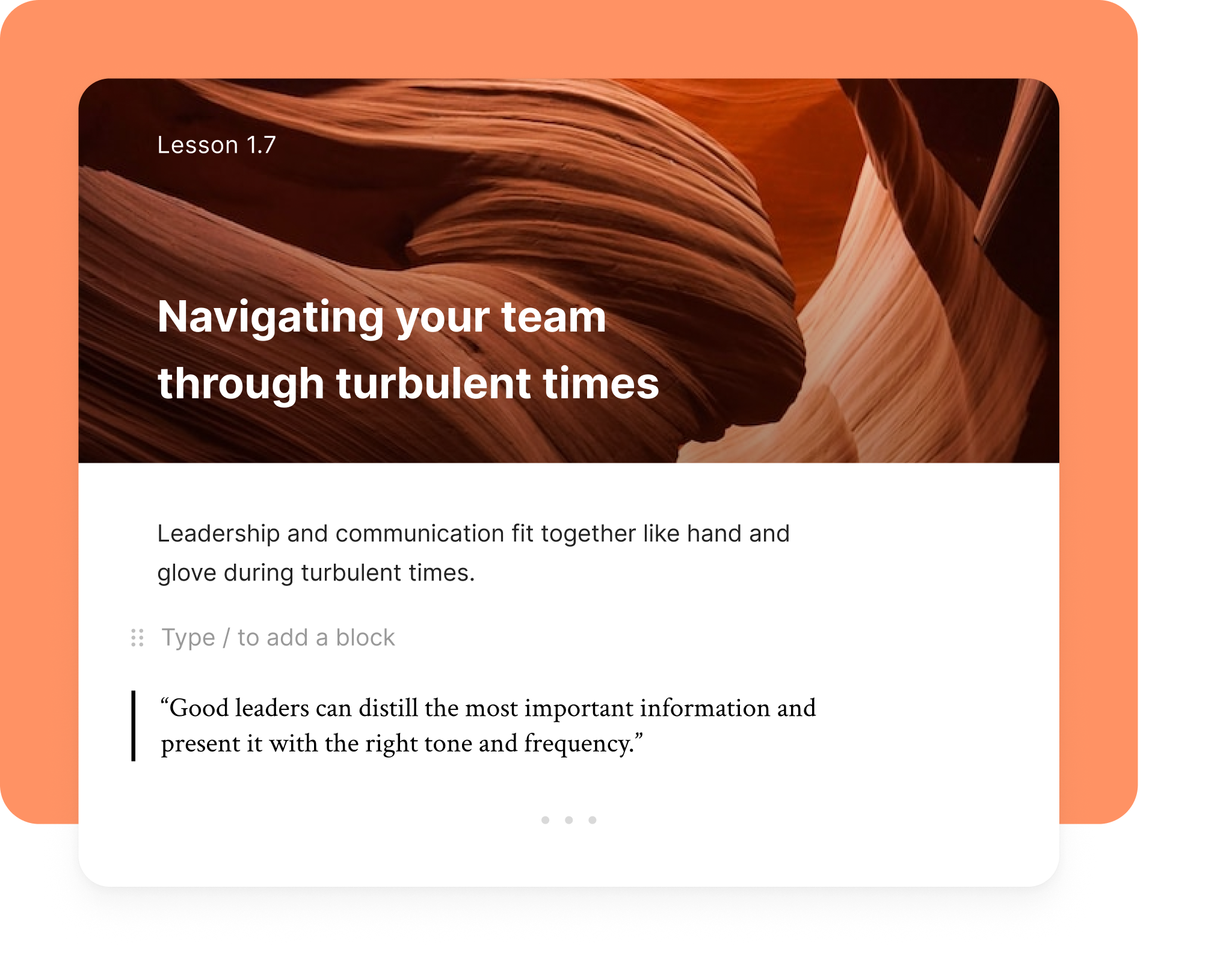 Deliver engaging trainings